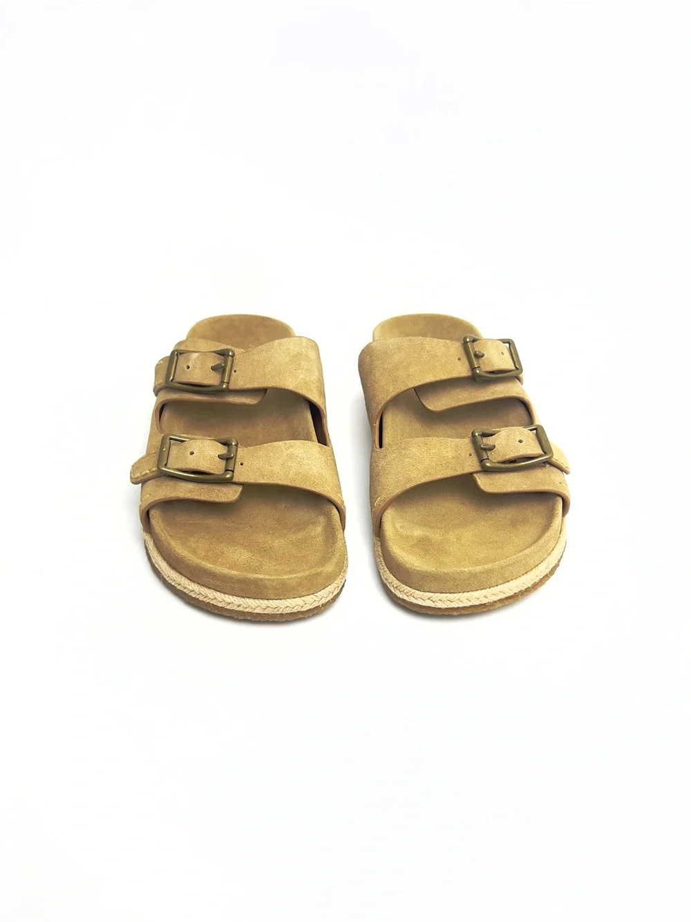 Polo Ralph Lauren Turbach Suede Leather Clog Beige/Brown Size 11